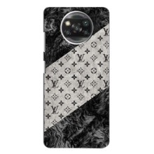 Чехол Стиль Louis Vuitton на Xiaomi Poco X3 (LV на белом)