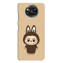 Чохол з Лабубу на Xiaomi POCO X3 (Коричневий Лабубу)
