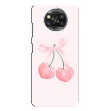 Чехол с розовым рисунком для Xiaomi POCO X3 – Розовые вишни