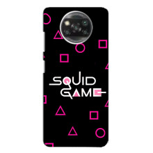 Чехол Гра в кальмара для Xiaomi POCO X3 – Логотип игры кальмара