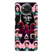 Чехол Гра в кальмара для Xiaomi POCO X3 – Персонажи игры кальмара