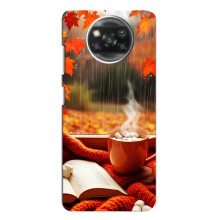 Чохол з унікальним дизайном 'Осінь з кавою' для Xiaomi POCO X3 – Кава і дощ