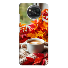 Чохол з унікальним дизайном 'Осінь з кавою' для Xiaomi POCO X3