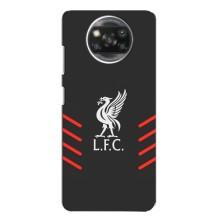 Силиконовые Чехлы принт Футбол на Xiaomi POCO X3 (Эмблема Liverpool)