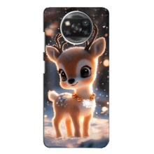 Яскравий чохол для Xiaomi POCO X3 з Зимові Оленята – Оленятко