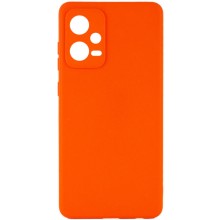 Силиконовый чехол Candy Full Camera для Xiaomi Poco X5 5G / Note 12 5G (Оранжевый)