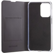 Кожаный чехол-книжка GETMAN Elegant (PU) для Xiaomi Poco X5 5G / Redmi Note 12 5G – Черный