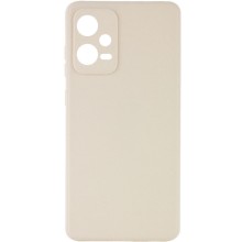 Силиконовый чехол Candy Full Camera для Xiaomi Poco X5 5G / Note 12 5G – Бежевый