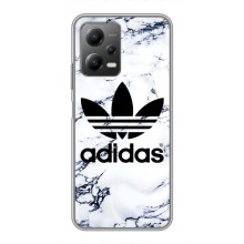 Чехлы Адидас для Xiaomi POCO X5 (5G) (AlphaPrint) (Адидас на мраморе)