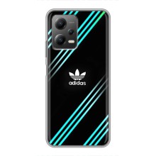 Чехлы Адидас для Xiaomi POCO X5 (5G) (AlphaPrint) (Адидас с полосами)