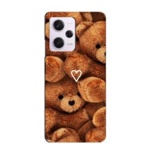 Чехлы Мишка Тедди для Поко X5 (5G) – Плюшевый медвеженок