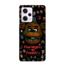 Чехлы Пять ночей с Фредди для Поко X5 (5G) (Freddy)
