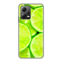 Чехлы с Фруктами для Xiaomi POCO X5 (5G) (VPrint) (Лайм)