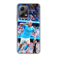 Чехлы с футболистом Ерлинг Холанд для Xiaomi POCO X5 (5G) (AlphaPrint) (фанаты Холанда)