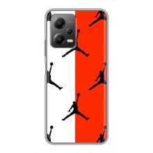 Чехлы для Xiaomi POCO X5 (5G) - с картинкой JORDAN (AlphaPrint) (Лого Джордан)