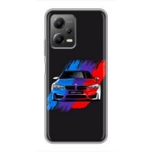 Чехол BMW для Поко Х5 (5Джи) – Цветная БМВ