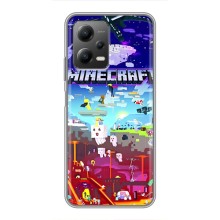 Чохол майнкрафт для Xiaomi POCO X5 (5G) (MINECRAFT)