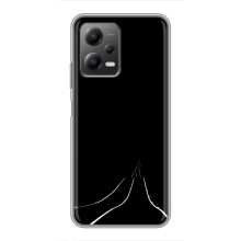 Чехол с картинками на черном фоне для Xiaomi POCO X5 (5G)