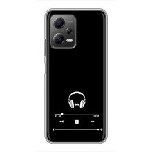 Чехол с картинками на черном фоне для Xiaomi POCO X5 (5G) – Плеер