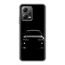 Чехол для Поко Х5 (5Джи) - с принтом БМВ (AlphaPrint) (Машина BMW)