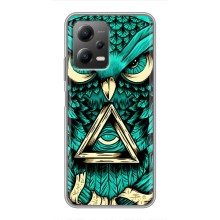 Чехол с птицами на Xiaomi POCO X5 (5G) (VPrint) (Сова с глазом)