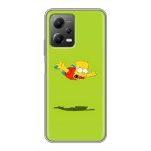 Чехол с Симпсонами для Xiaomi POCO X5 (5G) (VPrint) (Барт Симпсон)
