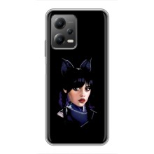 Чехлы Венсдей на Xiaomi POCO X5 (5G) Уэнсдей (AlphaPrint) (серьезная Уэнздей)