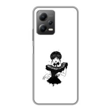 Чехлы Венсдей на Xiaomi POCO X5 (5G) Уэнсдей (AlphaPrint) (танец Уэнздей)