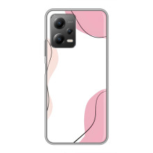 Чехол цветочный дизайн для Xiaomi POCO X5 (5G) – Розовый фон
