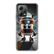 Чехол с мемом Тралалело тралала на Xiaomi POCO X5 (5G) (Капучино асасино)