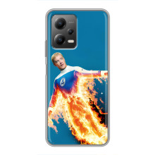 Чохол з принтом Фантастична четвірка для Xiaomi POCO X5 (5G) – Людина-факел