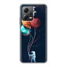 Космические Чехлы для Поко Х5 (5Джи) (VPrint) (Планеты шарики)