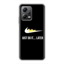 Силиконовый Чехол на Xiaomi POCO X5 (5G) с картинкой Nike (Later)