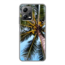 Силиконовый чехол с КАРТИНКАМИ лето для Xiaomi POCO X5 (5G) (AlphaPrint) (Пальма)