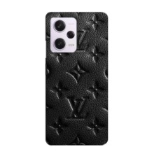 Текстурный Чехол Louis Vuitton для Поко X5 (5G) – Черный ЛВ