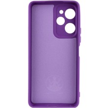 Чехол Silicone Cover Lakshmi Full Camera (A) для Xiaomi Poco X5 Pro 5G – Фиолетовый