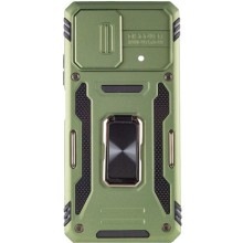 Ударопрочный чехол Camshield Army Ring для Xiaomi Poco X5 Pro 5G / Note 12 Pro 5G – Оливковый