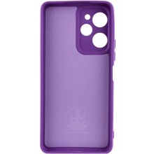 Чехол Silicone Cover Lakshmi Full Camera (AA) для Xiaomi Poco X5 Pro 5G – Фиолетовый