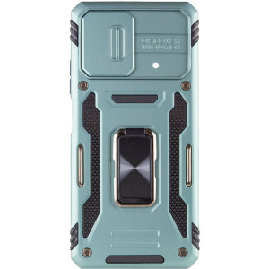 Ударопрочный чехол Camshield Army Ring для Xiaomi Poco X5 Pro 5G / Note 12 Pro 5G – Зеленый