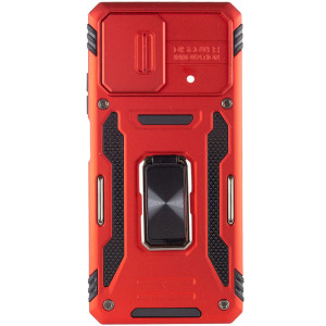 Ударопрочный чехол Camshield Army Ring для Xiaomi Poco X5 Pro 5G / Note 12 Pro 5G – Красный