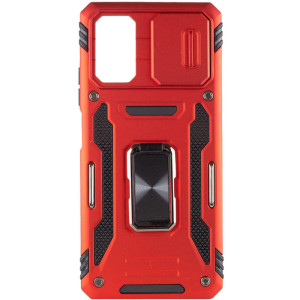 Ударопрочный чехол Camshield Army Ring для Xiaomi Poco X5 Pro 5G / Note 12 Pro 5G – Красный