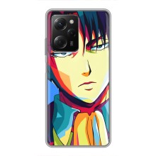 Чохли Персонажі Аніме Наруто для Xiaomi POCO X5 Pro (5G) (AlphaPrint) (Леві Аккерман)
