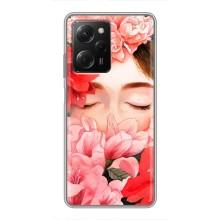 Чехлы (ART) Цветы на Xiaomi POCO X5 Pro (5G) (VPrint) (Очі в квітах)