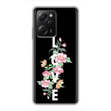 Чехлы для любимой на Сяомі POCO X5 Pro (5G) (VPrint) (Квіти LOVE)