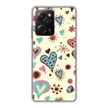 Чехлы для любимой на Сяомі POCO X5 Pro (5G) (VPrint) (Сердечки)