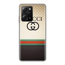 Чохли  GUCCI для Сяомі POCO X5 Pro (5G) (AlphaPrint) (GUCCI стиль)