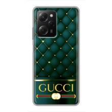 Чохли  GUCCI для Сяомі POCO X5 Pro (5G) (AlphaPrint) (Текстура Гуччі)
