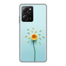 Чохли з квітами для Xiaomi POCO X5 Pro (5G) (VPrint) (Жовта квітка)