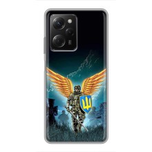 Чехлы с картинкой ЗСУ для Xiaomi POCO X5 Pro (5G) (AlphaPrint) (Солдат ЗСУ)