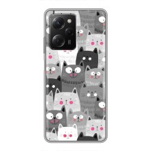 Чохли з Котиками для Xiaomi POCO X5 Pro (5G) (VPrint) (Мальовані котики)